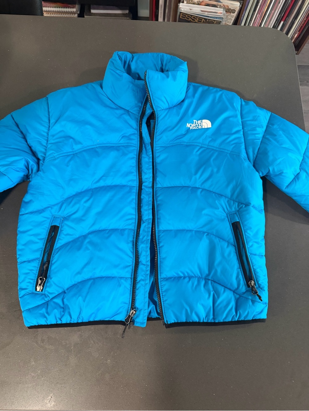The North Face Women’s Turquoise Blue Puffer Jacket